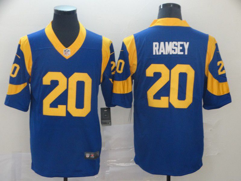 Men Los Angeles Rams #20 Ramsey Blue Nike Vapor Untouchable Limited Player NFL Jerseys->women nfl jersey->Women Jersey